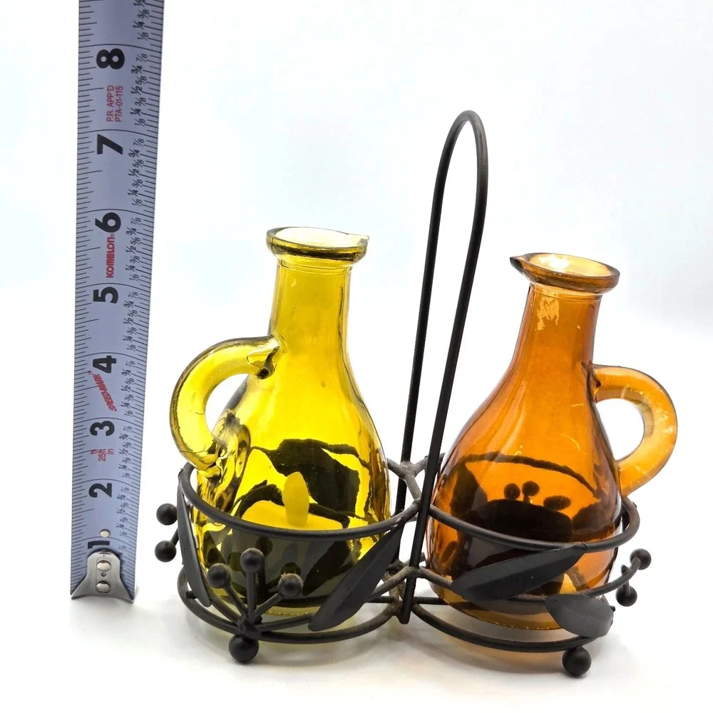 Yankee Candle Oil & Vinegar Cruet Tea Light Candle Holder